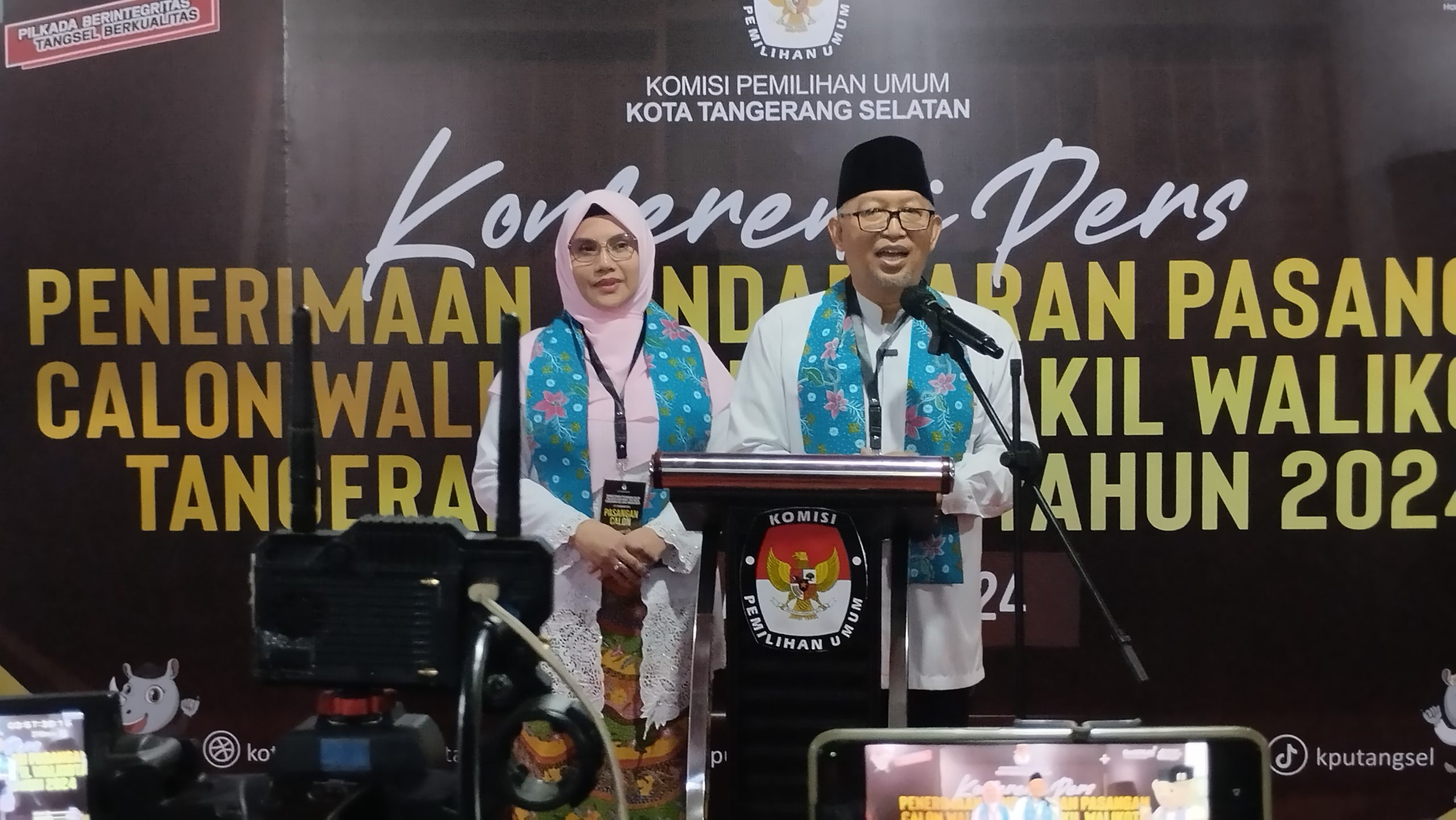 pasangan pilkada tangsel 2024, ruhama - shinta mengajukan gugatan ke MK