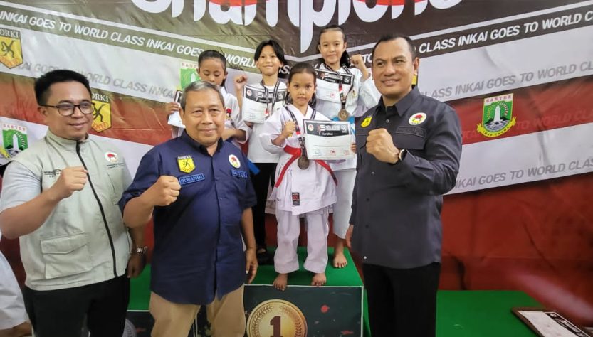 874 Peserta Ikuti Liga Karate INKAI Banten Kelima di GOR Hartono Grup 1 Kopassus Serang