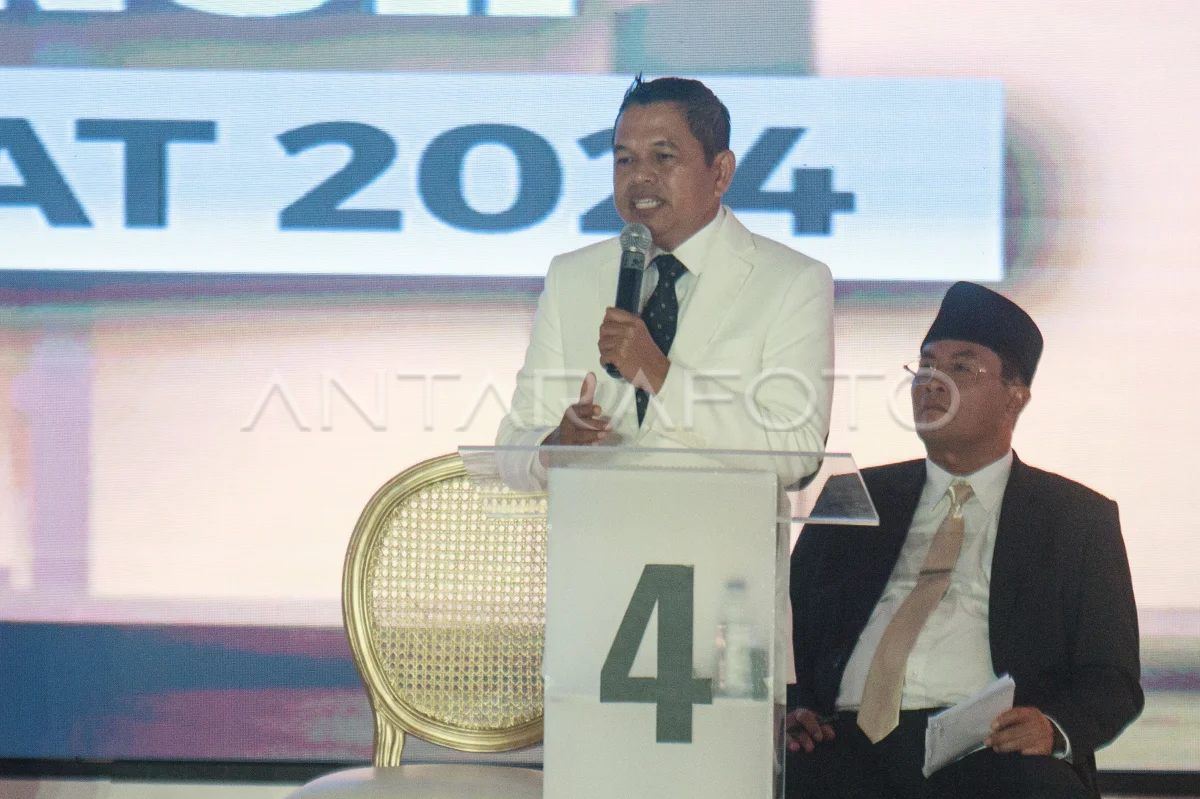 Dedi Mulyadi Soroti Problem Sosial Rakyat Jawa Saat Tutup Debat Perdana Pilgub Jabar
