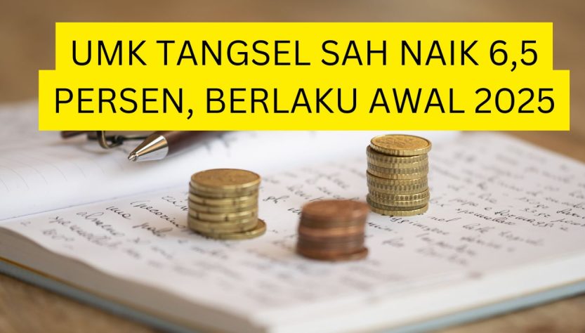 ilustrasi kenaikan umk tangsel (tangerang selatan) berlaku Januari 2025