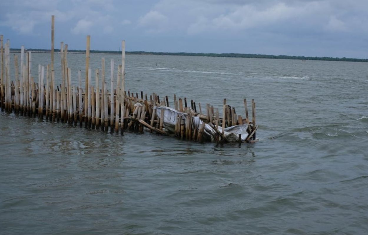 foto pagar laut di bekasi, direspon dedi mulyadi