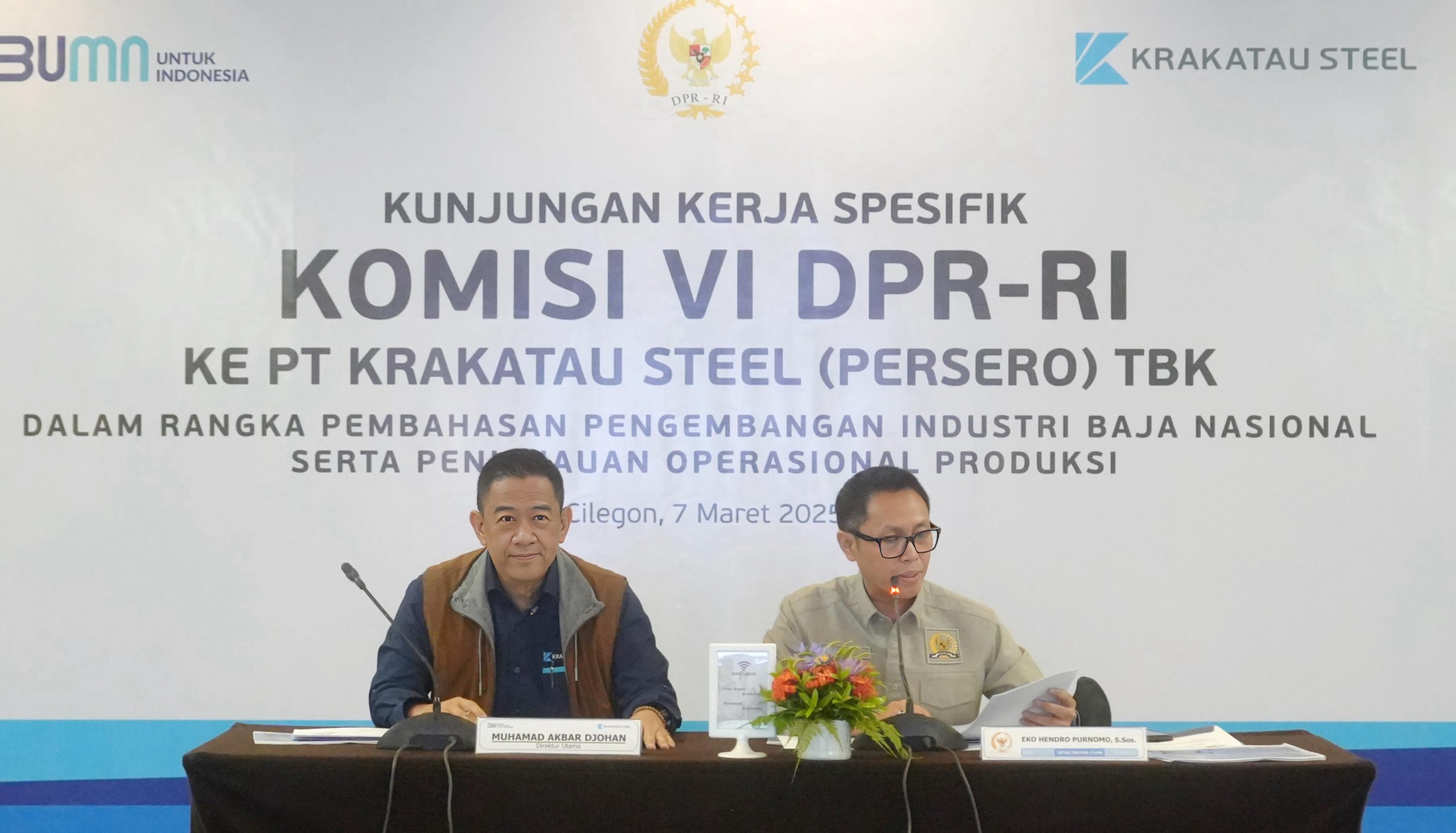 DPR RI Soroti Impor Baja, Krakatau Steel Targetkan Produksi 10 Juta Ton