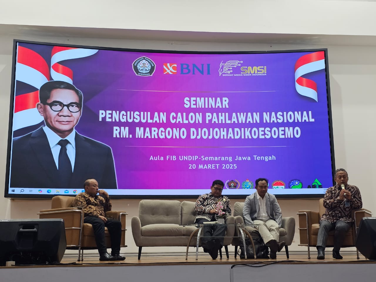 SMSI dan Undip Bahas Kontribusi RM Margono dalam Seminar Pengusulan Pahlawan Nasional