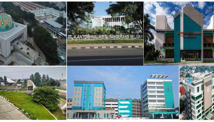 Gedung dan Fasilitas Publik Yang Dibangun Dinas Cipta Karya dan Tata Ruang Kota Tangerang Selatan